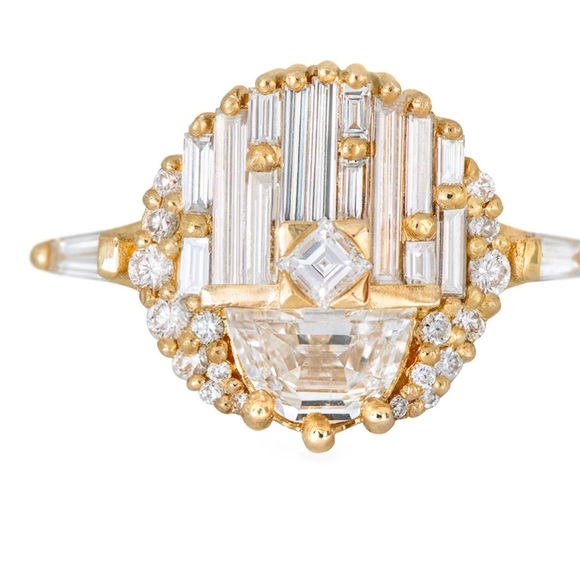 Park Lane Gatsby Ring Gold 🆕 Handset Austrian Crystals Size 8 - Picture 6 of 10